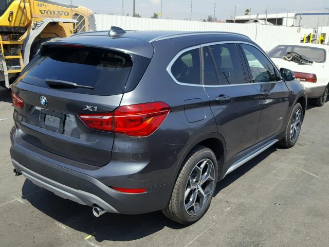WBXHT3C37J5K27873 - 2018 BMW X1 XDRIVE2 Gris photo 4