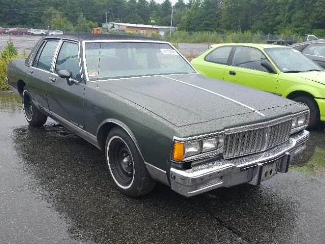 1G2BT69H7FX276160 - 1985 PONTIAC PARISIENNE GREEN photo 1