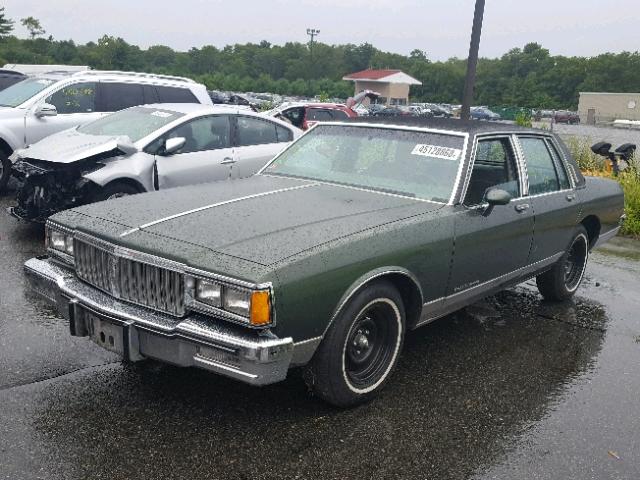 1G2BT69H7FX276160 - 1985 PONTIAC PARISIENNE GREEN photo 2