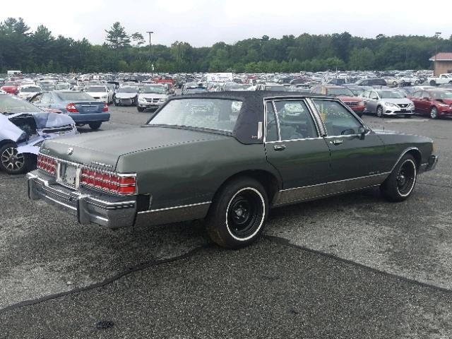 1G2BT69H7FX276160 - 1985 PONTIAC PARISIENNE GREEN photo 4