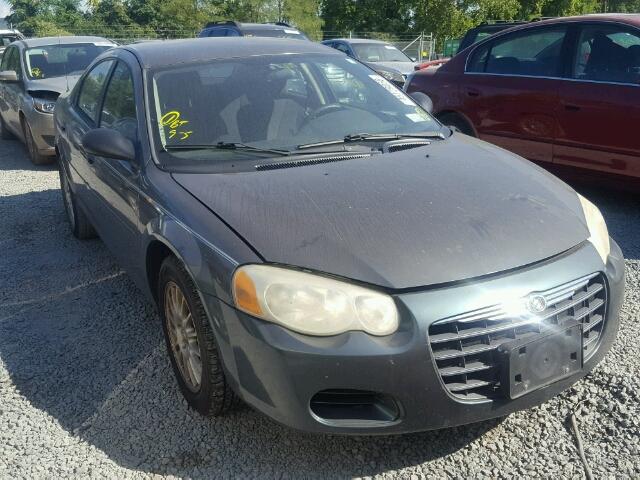 1C3EL46X74N277346 - 2004 CHRYSLER SEBRING LX GRAY photo 1