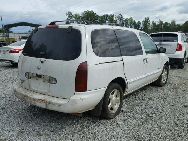 4N2XN11TXXD845288 - 1999 NISSAN QUEST SE WHITE photo 4