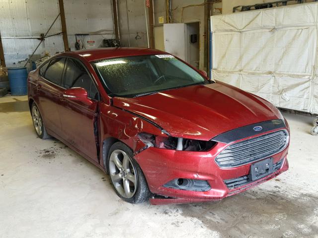 3FA6P0H97DR109432 - 2013 FORD FUSION SE أحمر صورة 1