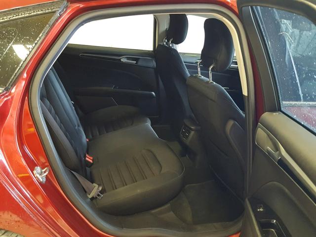 3FA6P0H97DR109432 - 2013 FORD FUSION SE أحمر صورة 6