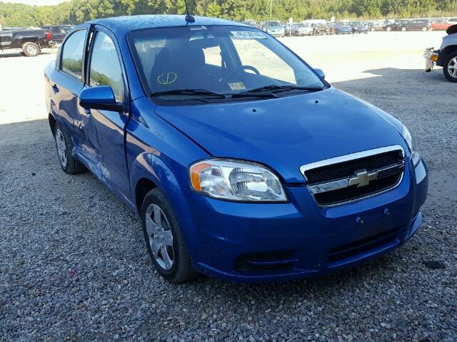 KL1TD5DE0AB090512 - 2010 CHEVROLET AVEO LS BLUE photo 1