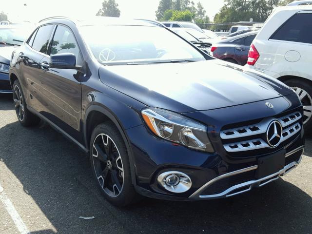 WDCTG4EB1JJ418387 - 2018 MERCEDES-BENZ GLA 250 BLUE photo 1