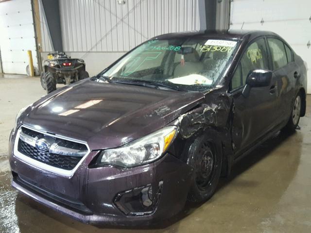 JF1GJAA69DH028963 - 2013 SUBARU IMPREZA BA PURPLE photo 2