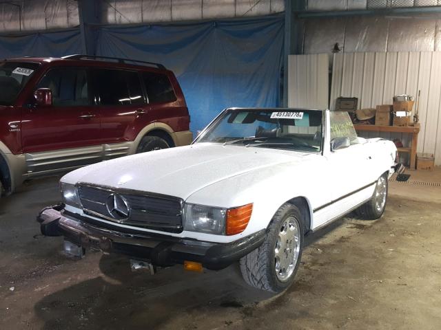 10704412021027 - 1974 MERCEDES-BENZ 450 SL WHITE photo 2