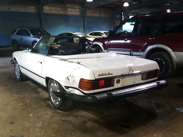 10704412021027 - 1974 MERCEDES-BENZ 450 SL WHITE photo 3