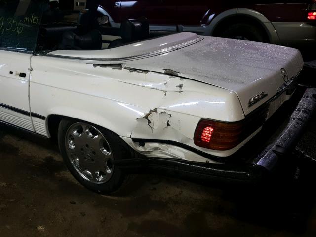 10704412021027 - 1974 MERCEDES-BENZ 450 SL WHITE photo 9