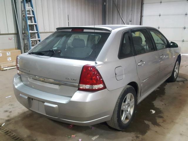 1G1ZT63886F121604 - 2006 CHEVROLET MALIBU MAX 银色 照片 4
