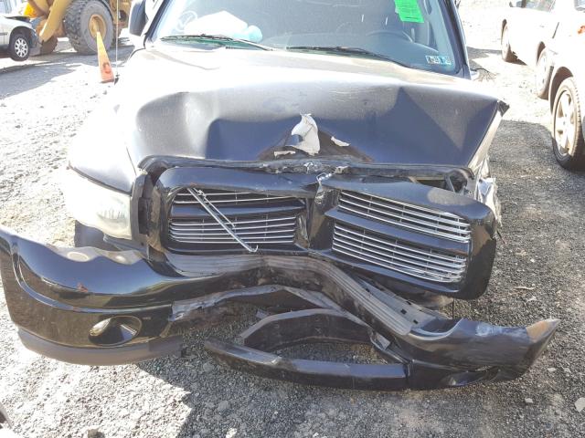 1D3HU18ZX2J256652 - 2002 DODGE RAM 1500 BLACK photo 9