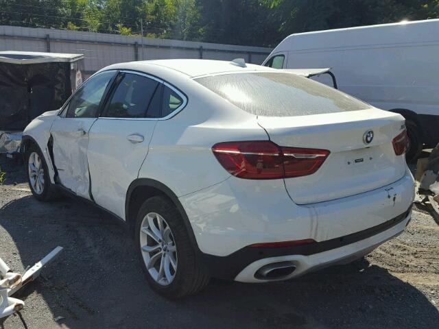 5UXKU6C50G0R34093 - 2016 BMW X6 XDRIVE5 WHITE photo 3