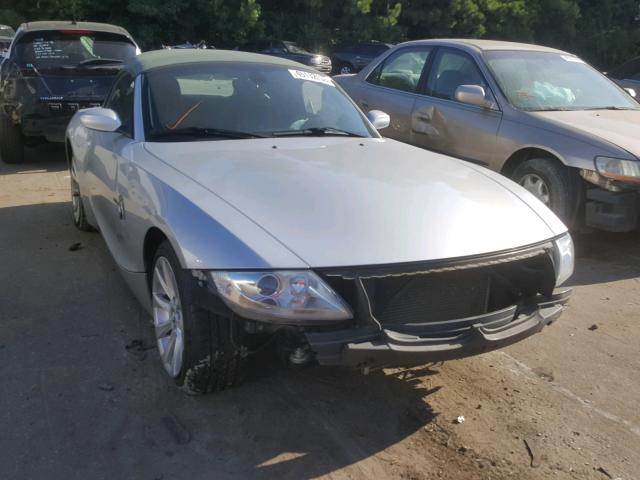 4USBU53507LW93222 - 2007 BMW Z4 3.0SI SILVER photo 1