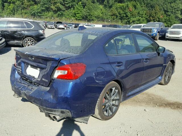 JF1VA1B68J9835860 - 2018 SUBARU WRX BLUE photo 4