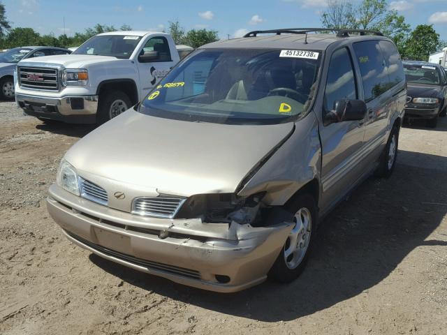 1GHDX03E51D158679 - 2001 OLDSMOBILE SILHOUETTE TAN photo 2