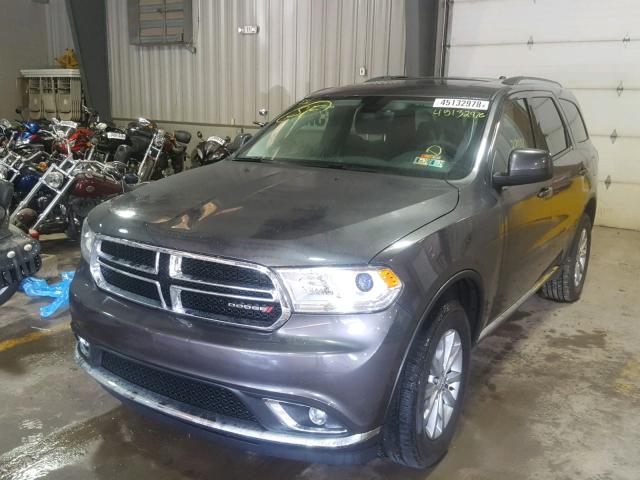 1C4RDJAG0HC828170 - 2017 DODGE DURANGO SX GRAY photo 2