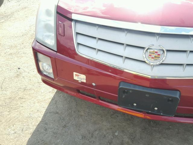 1GYEE63A370151207 - 2007 CADILLAC SRX BURGUNDY photo 9