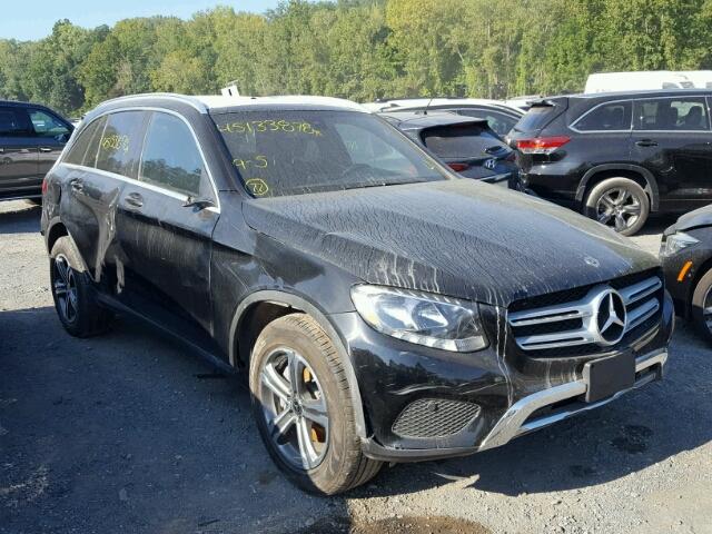 WDC0G4JB0JV041231 - 2018 MERCEDES-BENZ GLC 300 BLACK photo 1