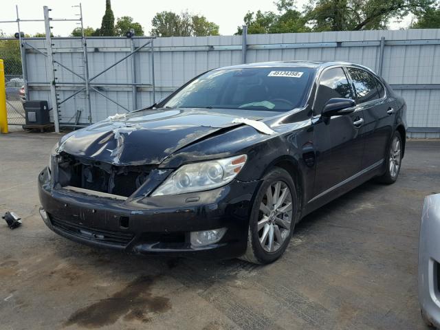 JTHDL5EF3B5003286 - 2011 LEXUS LS 460L BLACK photo 2