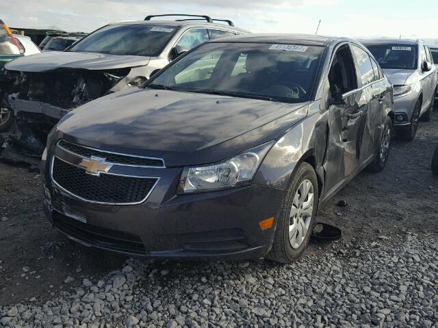 1G1PC5SB4F7215455 - 2015 CHEVROLET CRUZE LT GRAY photo 2