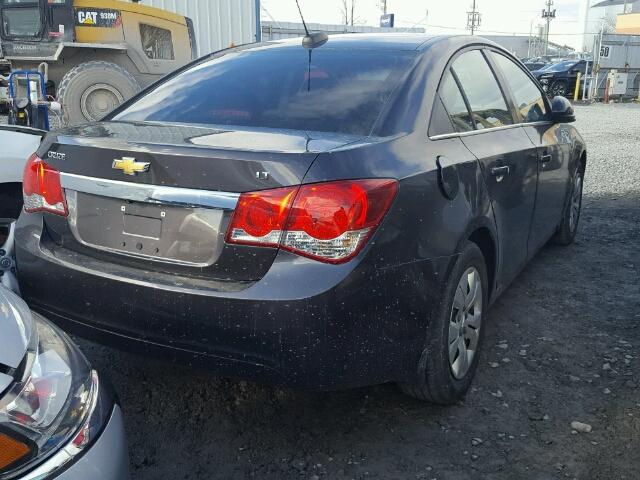 1G1PC5SB4F7215455 - 2015 CHEVROLET CRUZE LT GRAY photo 4