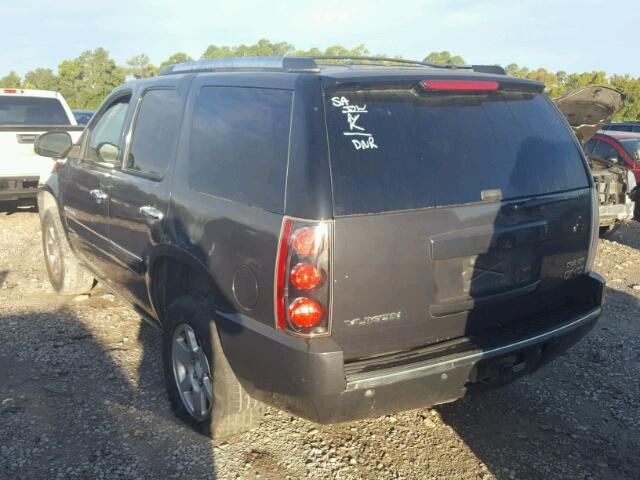 1GKFK63898J116932 - 2008 GMC YUKON DENA GRAY photo 3