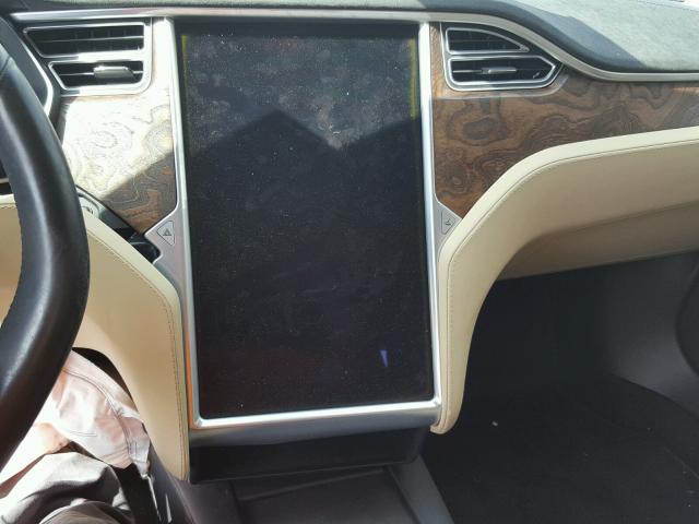 5YJSA1E27HF195324 - 2017 TESLA MODEL S BLUE photo 9