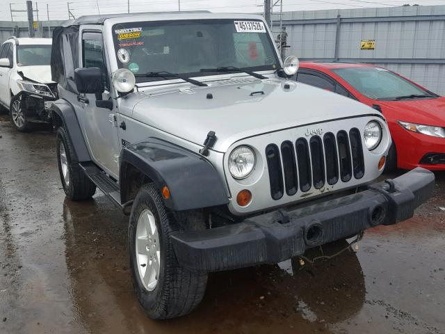 1J4AA2D1XAL121872 - 2010 JEEP WRANGLER S SILVER photo 1