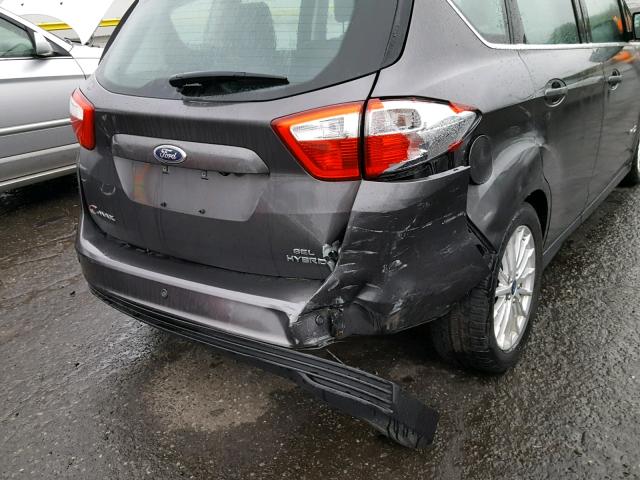 1FADP5BU6FL119114 - 2015 FORD C-MAX SEL GRAY photo 9