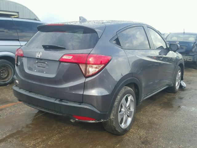 3CZRU5H54HG708424 - 2017 HONDA HR-V EX GRAY photo 4