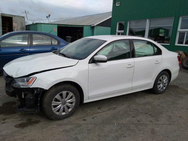 3VW1K7AJ9EM256993 - 2014 VOLKSWAGEN JETTA BASE 白色 照片 2