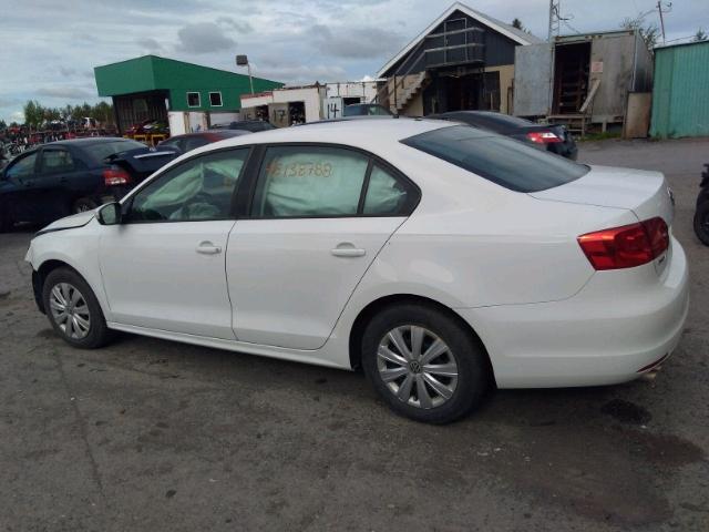 3VW1K7AJ9EM256993 - 2014 VOLKSWAGEN JETTA BASE 白色 照片 3
