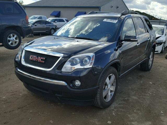 1GKKRRED8BJ117275 - 2011 GMC ACADIA SLT BLACK photo 2