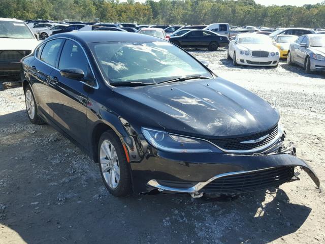 1C3CCCABXGN166615 - 2016 CHRYSLER 200 LIMITE BLACK photo 1