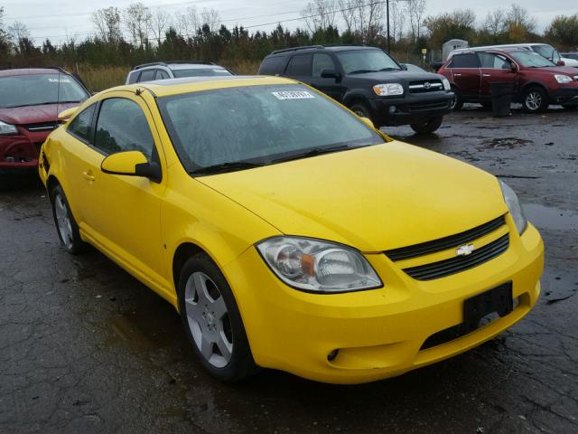 1G1AT18H097153437 - 2009 CHEVROLET COBALT LT YELLOW photo 1