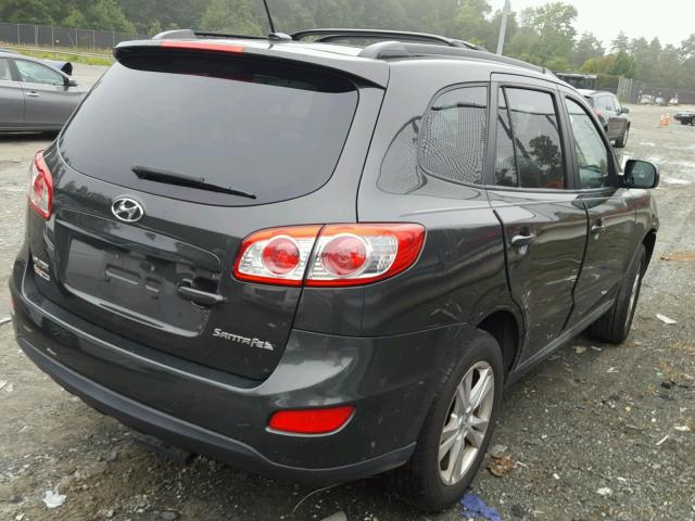 5NMSH4AG4AH352942 - 2010 HYUNDAI SANTA FE S CHARCOAL photo 4