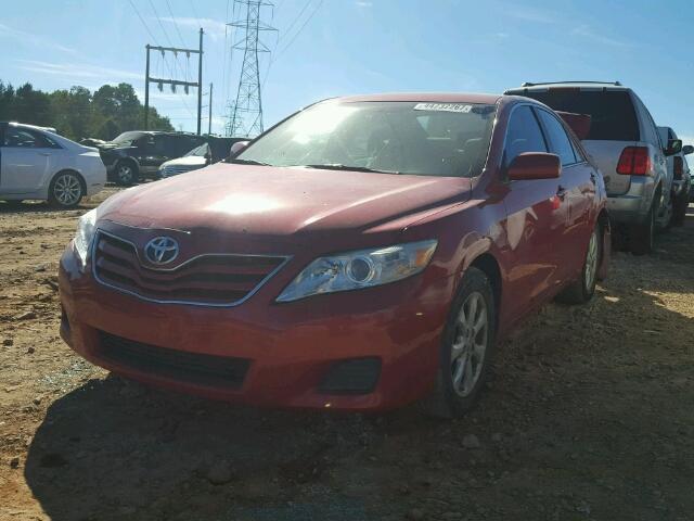 4T4BF3EK0BR214700 - 2011 TOYOTA CAMRY BASE RED photo 2