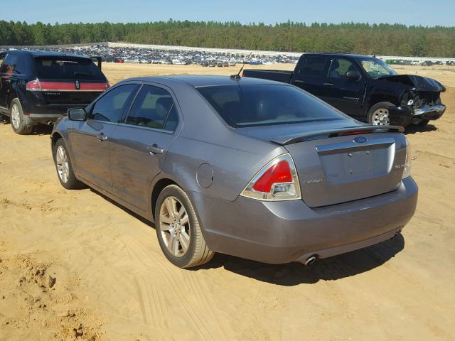 3FAHP08107R185422 - 2007 FORD FUSION SEL GRAY photo 3