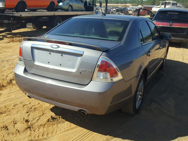 3FAHP08107R185422 - 2007 FORD FUSION SEL GRAY photo 4