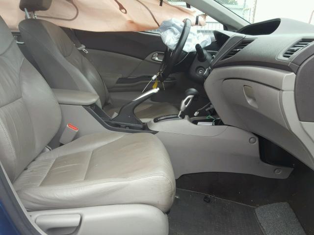 19XFB2F96CE316729 - 2012 HONDA CIVIC EXL 蓝色 照片 5