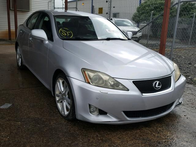 JTHBE262975014604 - 2007 LEXUS IS 350 SILVER photo 1