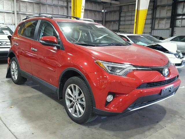 2T3DFREV5GW533637 - 2016 TOYOTA RAV4 LIMIT RED photo 1