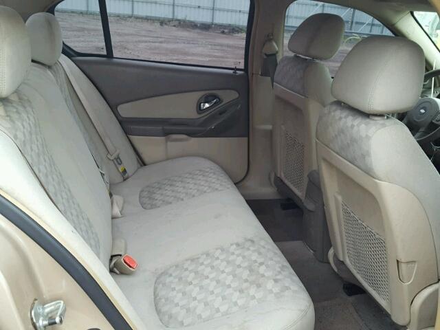 1G1ZT52865F140548 - 2005 CHEVROLET MALIBU LS ოქროსფერი ფოტო 6
