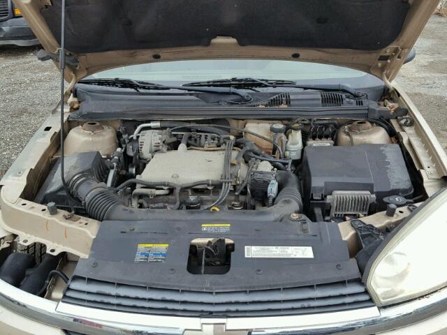 1G1ZT52865F140548 - 2005 CHEVROLET MALIBU LS ოქროსფერი ფოტო 7