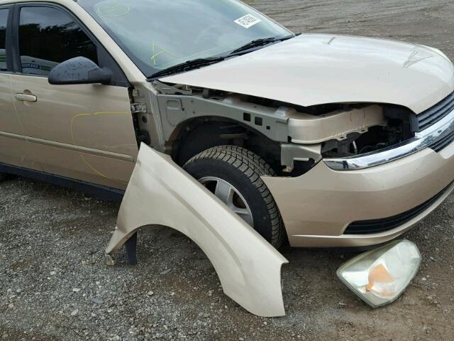1G1ZT52865F140548 - 2005 CHEVROLET MALIBU LS ოქროსფერი ფოტო 9