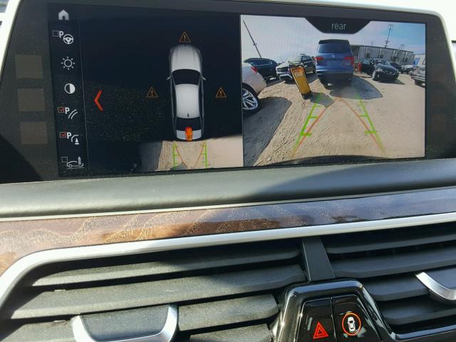 WBA7F0C58JGM23130 - 2018 BMW 750 I BLUE photo 9