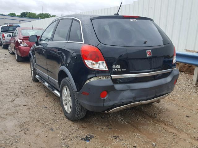 3GSCL33P38S598625 - 2008 SATURN VUE XE BLACK photo 3