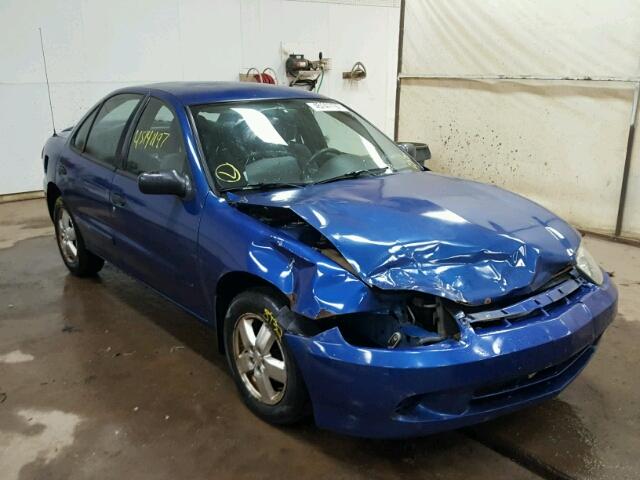 1G1JF52F537270900 - 2003 CHEVROLET CAVALIER L BLUE photo 1