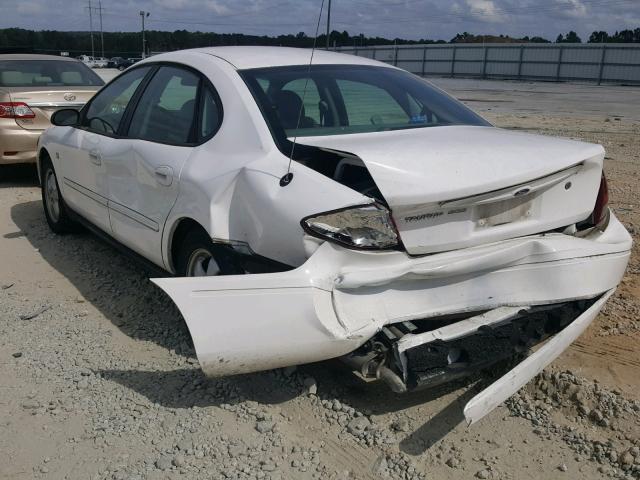 1FAFP55S84A165376 - 2004 FORD TAURUS SES WHITE photo 3